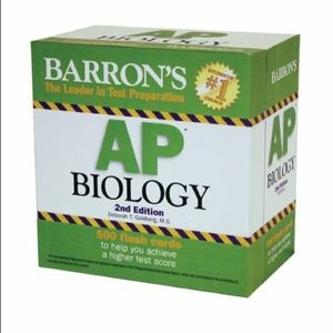 Never opened!  Barons AP biology flashcards. Second edition. STILL in plastic!